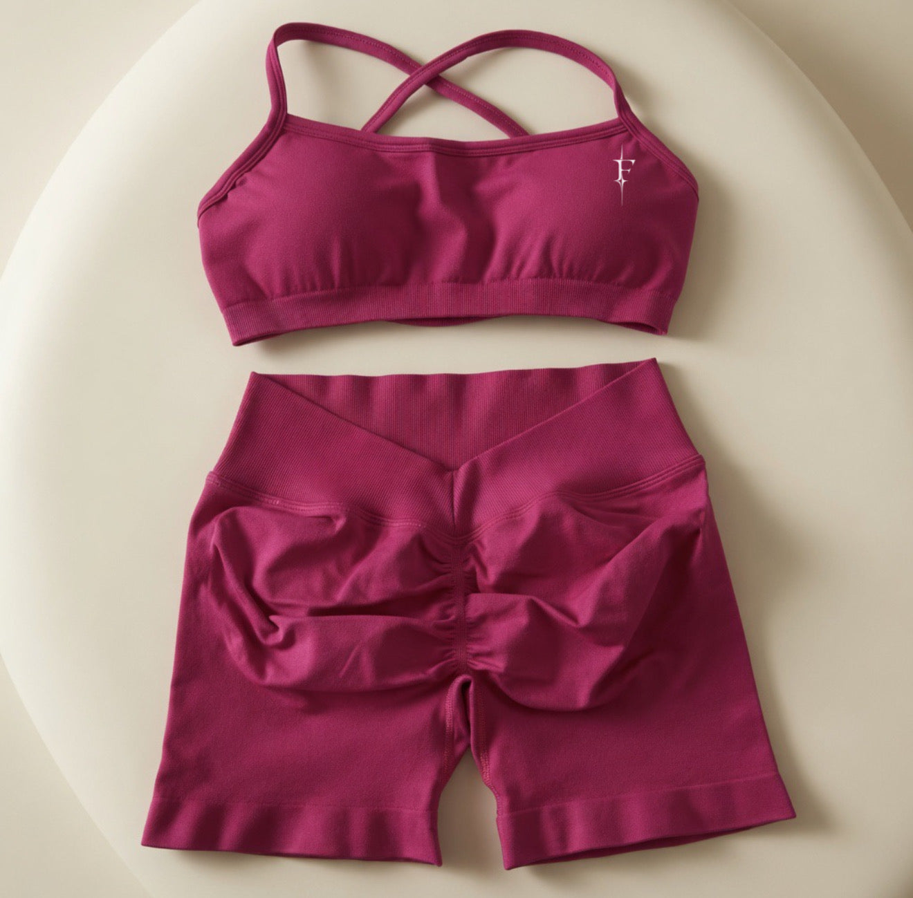 Shorts & Sports Bra Set