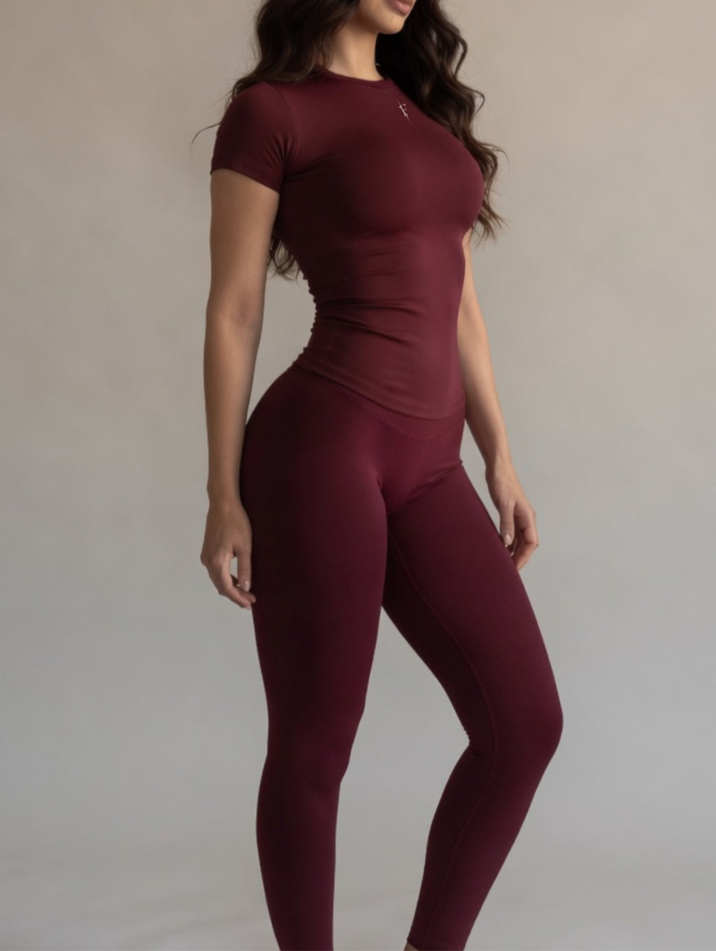 Leggings & compression blouse set