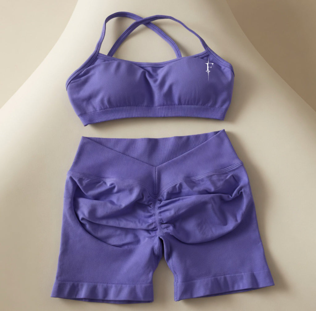 Shorts & Sports Bra Set