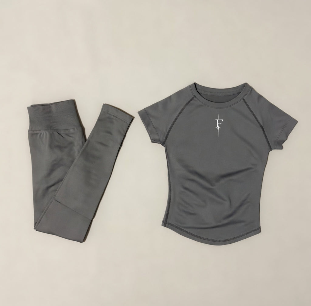 Leggings & compression blouse set