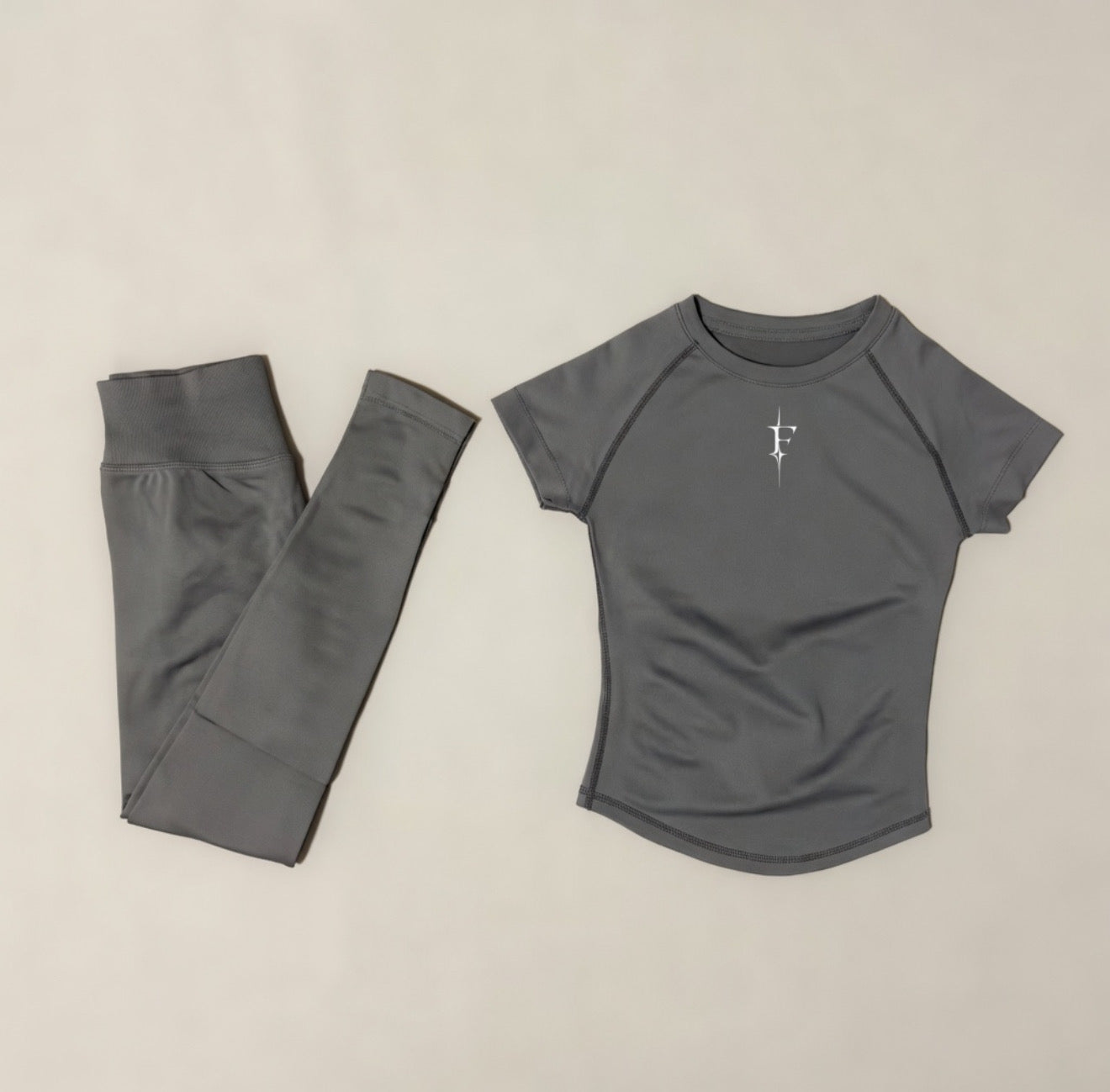 Leggings & compression blouse set
