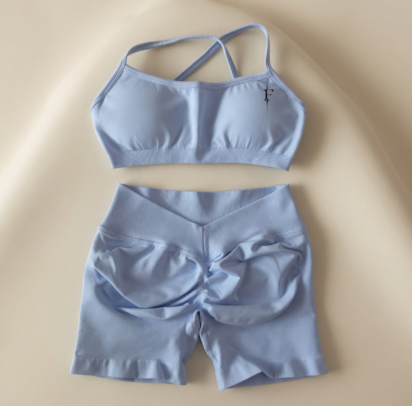 Shorts & Sports Bra Set