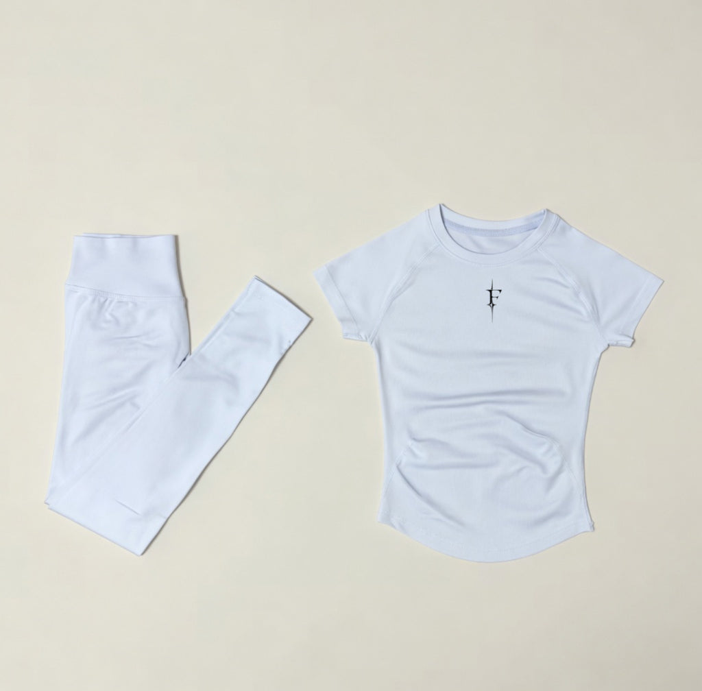 Leggings & compression blouse set