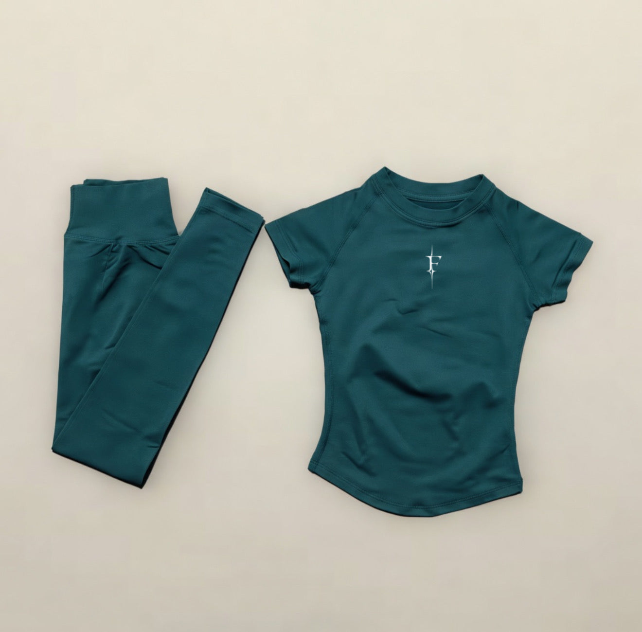 Leggings & compression blouse set
