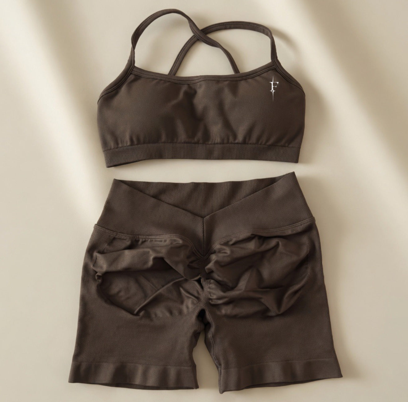 Shorts & Sports Bra Set