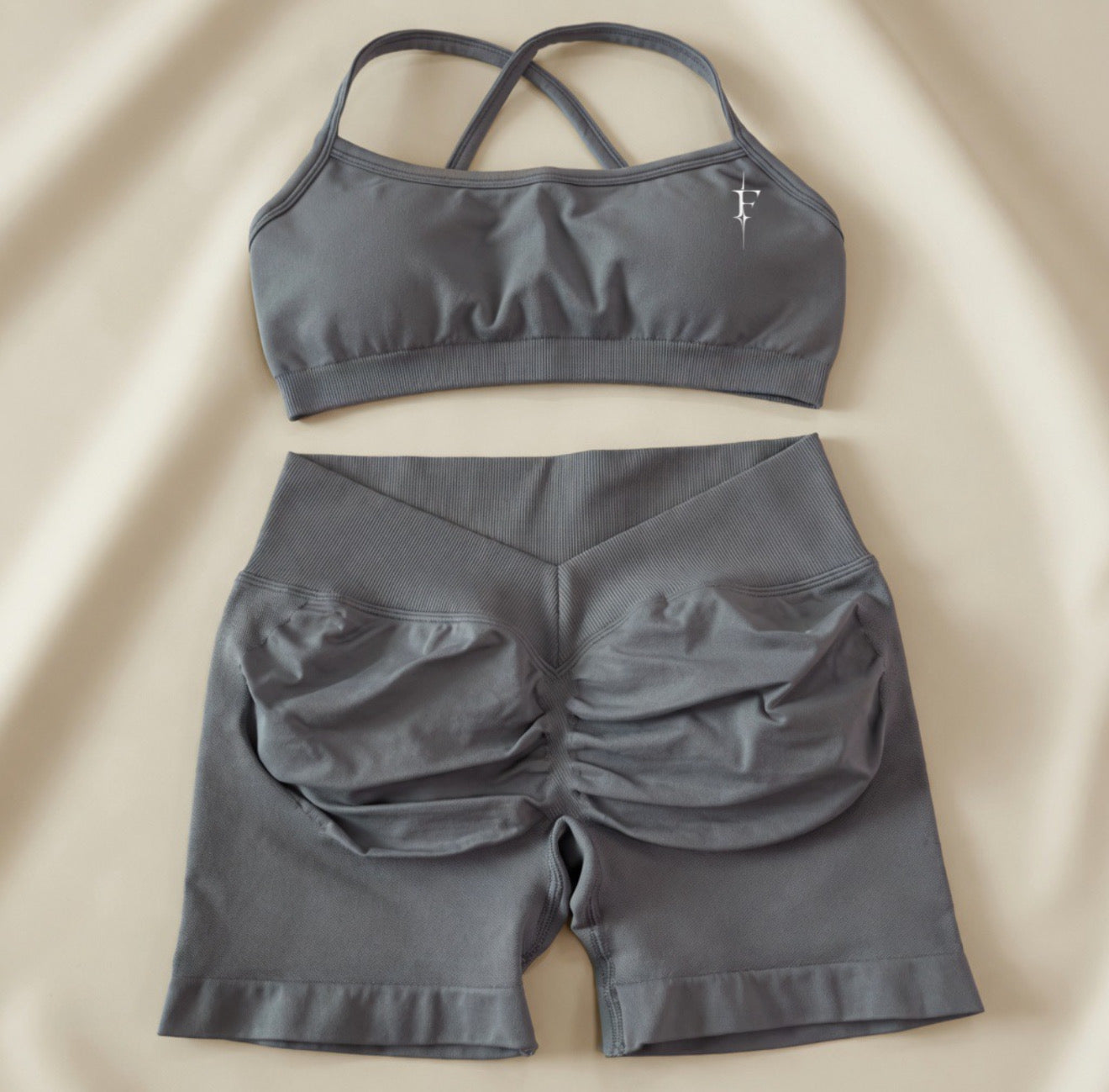 Shorts & Sports Bra Set