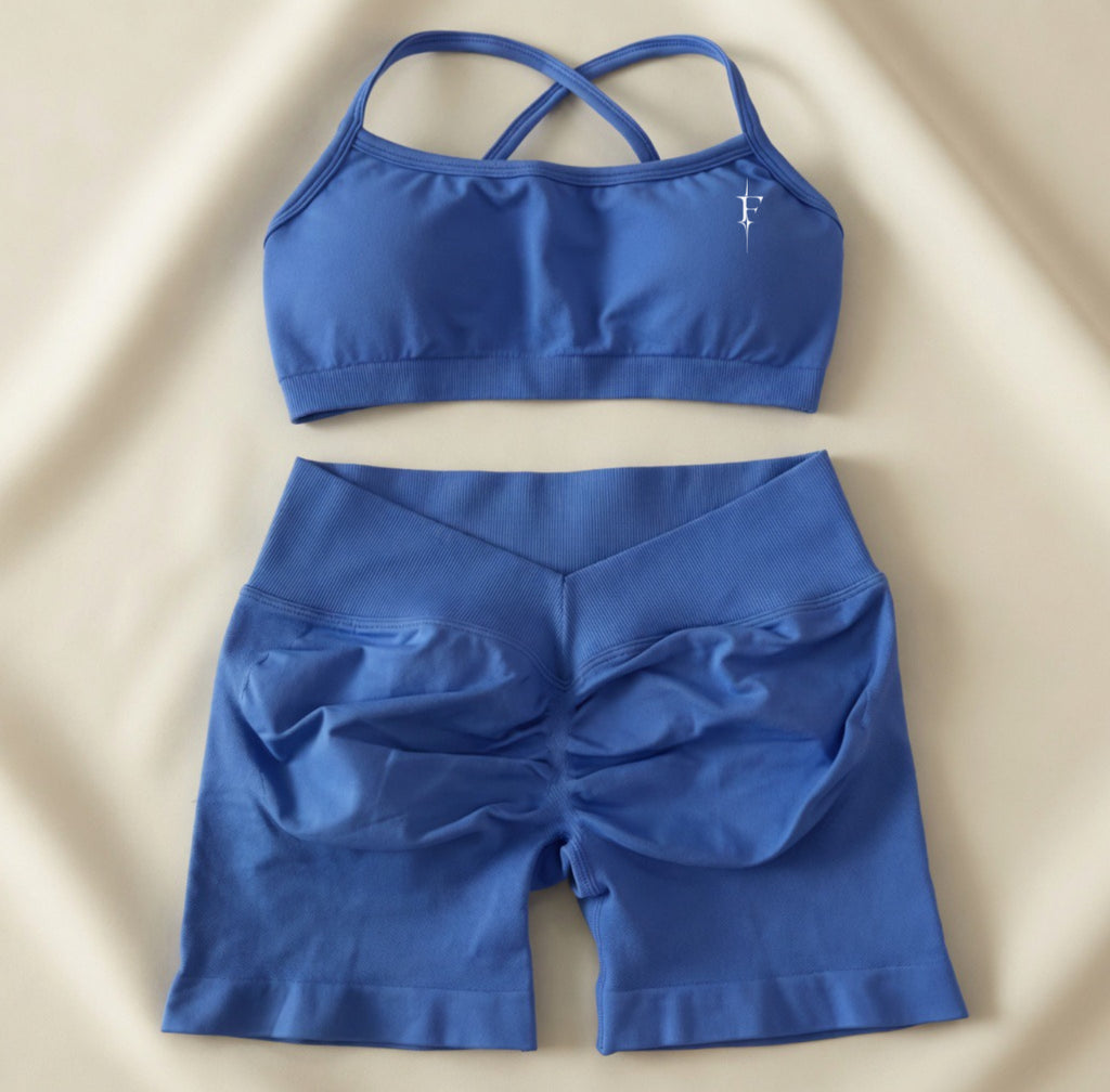 Shorts & Sports Bra Set