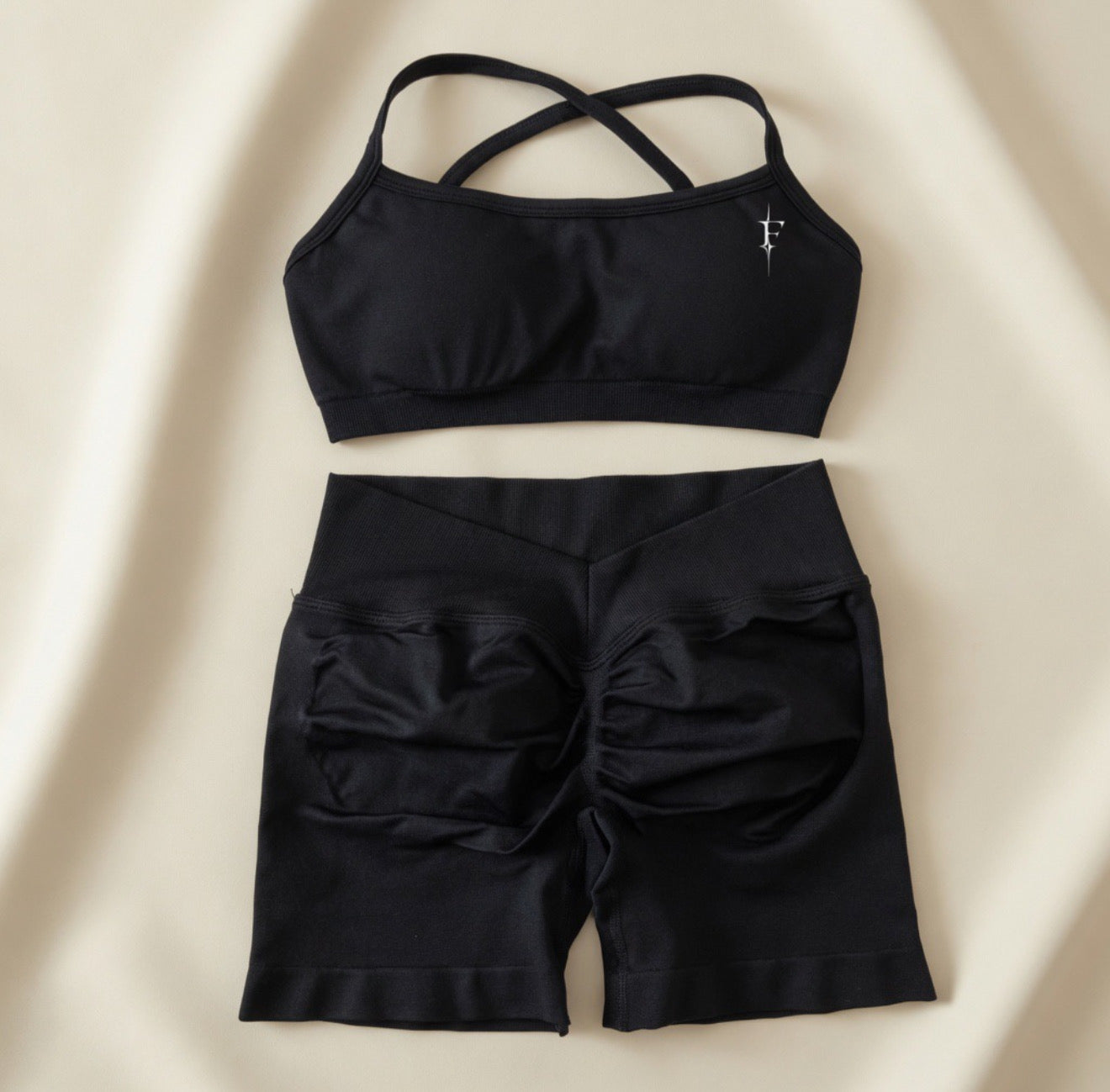 Shorts & Sports Bra Set
