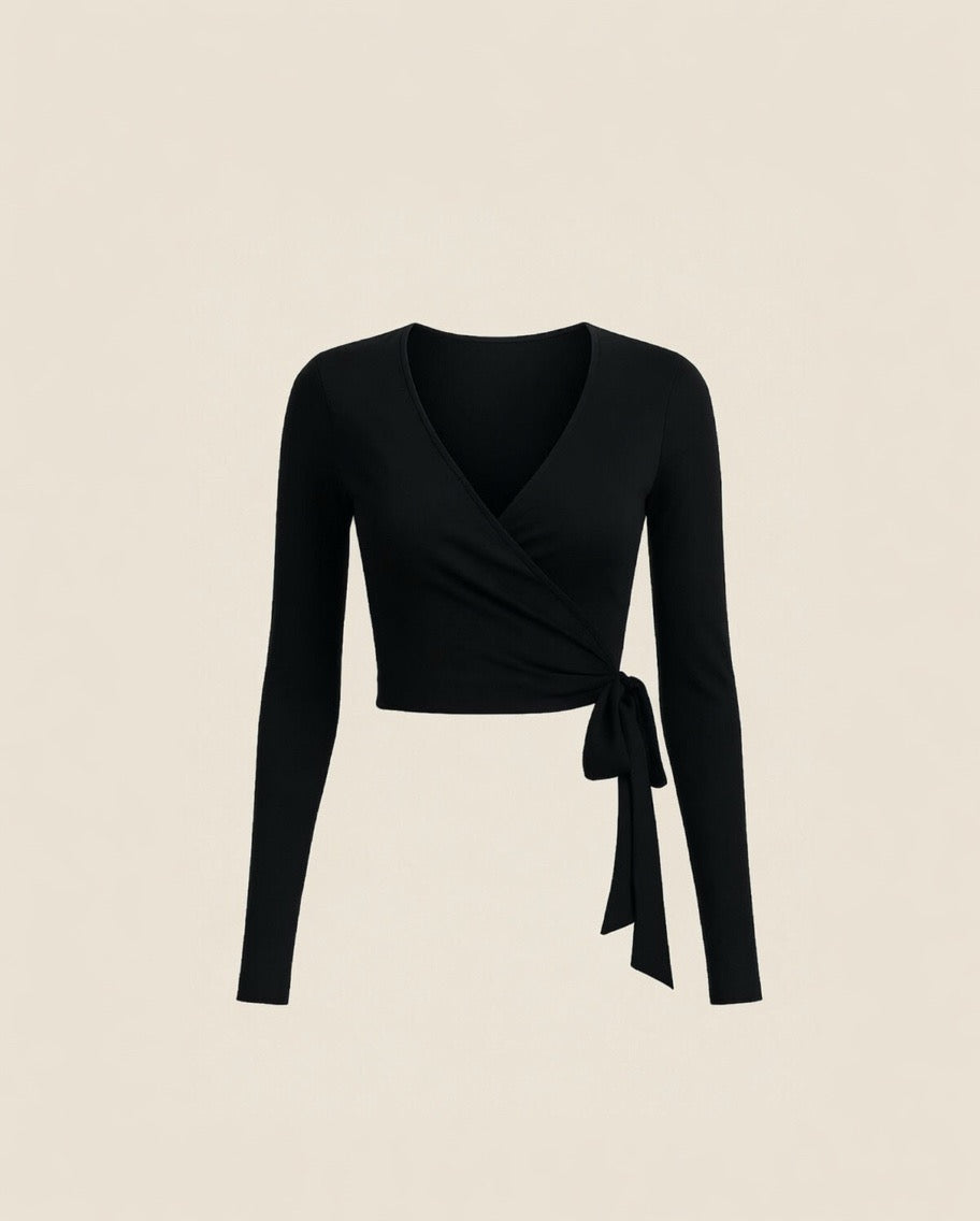 Wrap-Tie Blouse